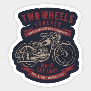 Motorcycle vintage design Sticker